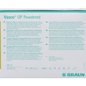 Vasco® OP Powdered – Packung 50 Paar gepudert, naturweiß, Größe 8