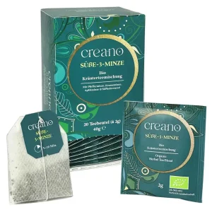 Creano Süße-3-Minze Bio-Teebeutel 20er Packung
