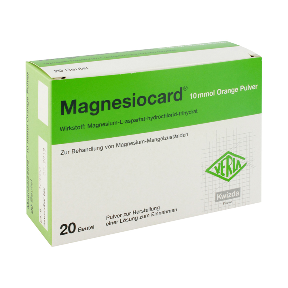Magnesiocard Pulver 10 mmol 20 Stk. – Bild 2