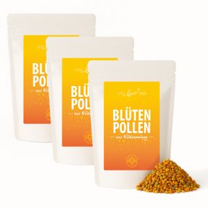 Spar-Set – 3x 130g Blütenpollen | natürliches Superfood aus dem Bienenstock