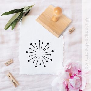 Sonne – Sternschnuppe – Motivstempel – Holzstempel – Motiv: 536