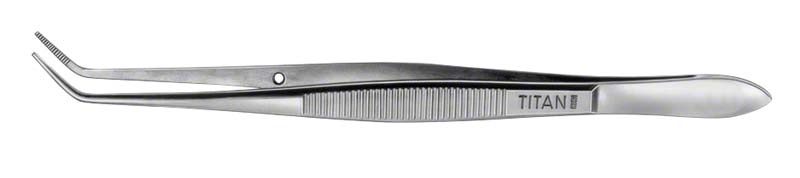 Titan-Pinzetten – Stück 150 mm, gerade, gerieft