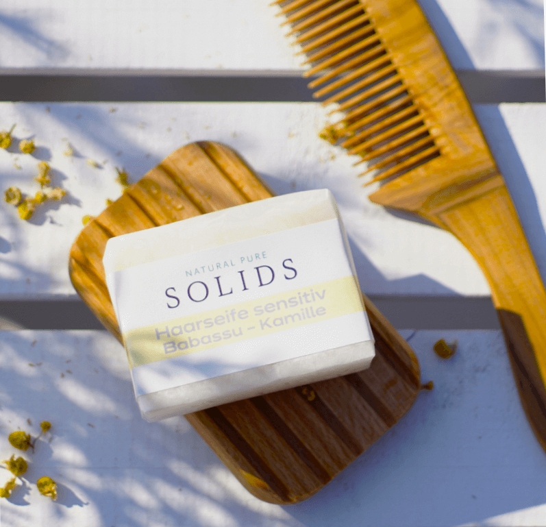 Haarseife sensitiv Babassu – Kamille – Bild 4