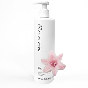 MARIA GALLAND 64 Lotion Soyeuse – Sanfte Reinigungslotion für sensible und trockene Haut. Kabinengröße 500 ml.
