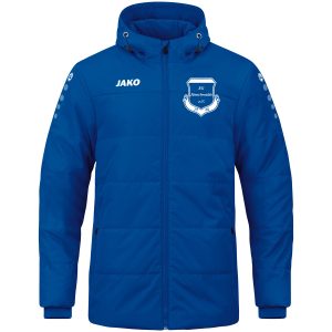 JAKO – Coachjacke Team mit Kapuze – Erwachsene – Royal – SG Jänschwalde