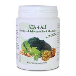 Afa4all – Afa Algen, Ashwagandha & Rhodiola Extrakt