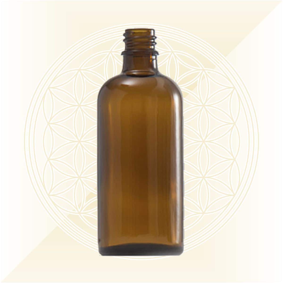 Braunglasflasche 100 ml mit optionalen Verschlüssen – Bild 2
