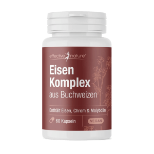 Eisen Mineralstoffkomplex aus Buchweizen 60 Kapseln