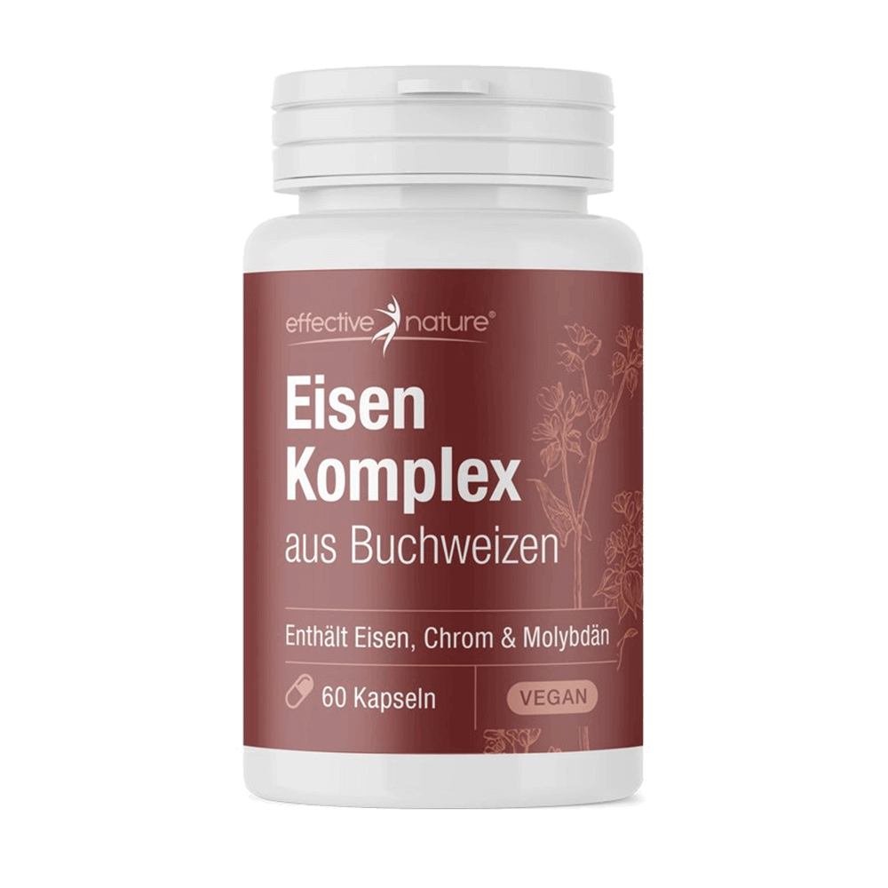 Eisen Mineralstoffkomplex aus Buchweizen 60 Kapseln – Bild 2