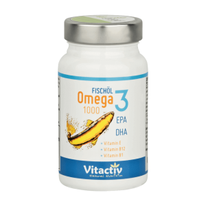Fischöl Omega 3 1000 mit Vitaminen 30 Kapseln