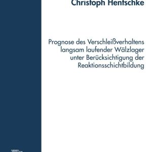 Prognose des Verschleißverhaltens langsam laufender Wälzlager unter Berücksichtigung der Reaktionsschichtbildung