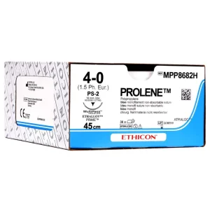 PROLENE – Packung 36 Stück blau, 75 cm, CC1, USP 6-0