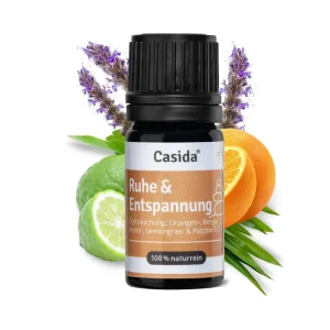 5 ml Ruhe Entspannung Duftmischung | Ätherische Öle für Gelassenheit & Balance | Casida