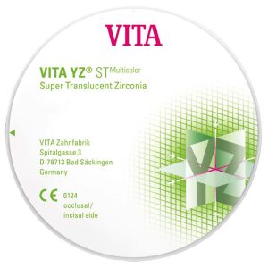 VITA YZ® ST Multicolor DISC VITA classical A1-D4® – Stück Ø 98,4 mm, H22 mm, A1