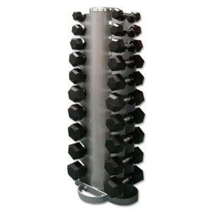 Hex Kompakt Hantelsatz Gummi 1 bis 10 kg