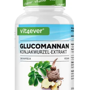 Vit4ever Glucomannan (Konjak Wurzel) – 240 Kapseln