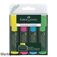 Faber-Castell Textmarker Set – 4 Farben Gelb, Orange, Grün, Pink – Bild 2