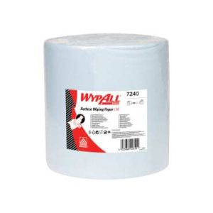 WYPALL L10 Extra+ Wischtücher – Großrolle, Blau, 38x33cm, 1000 Blatt