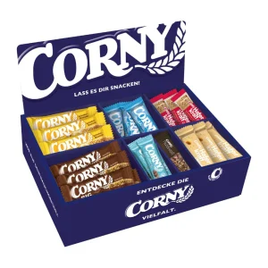 Corny Mix Box | Müsli-, Haferriegel und Nussriegel Großpackung (75x Riegel)