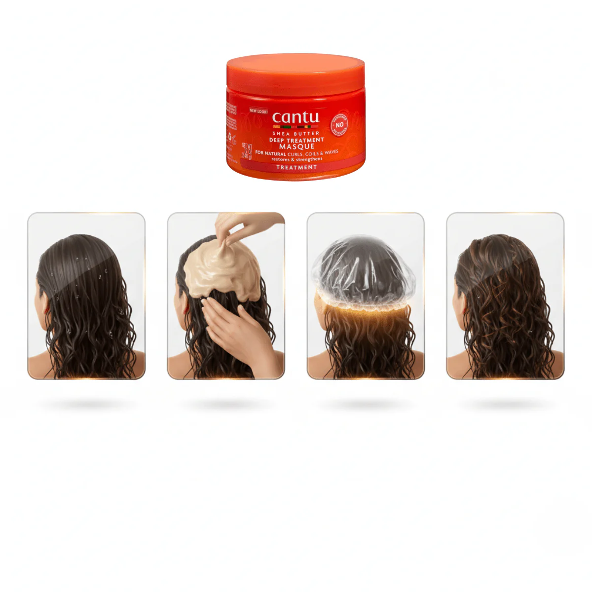 Cantu Shea Butter Deep Treatment Masque 340g – Bild 5