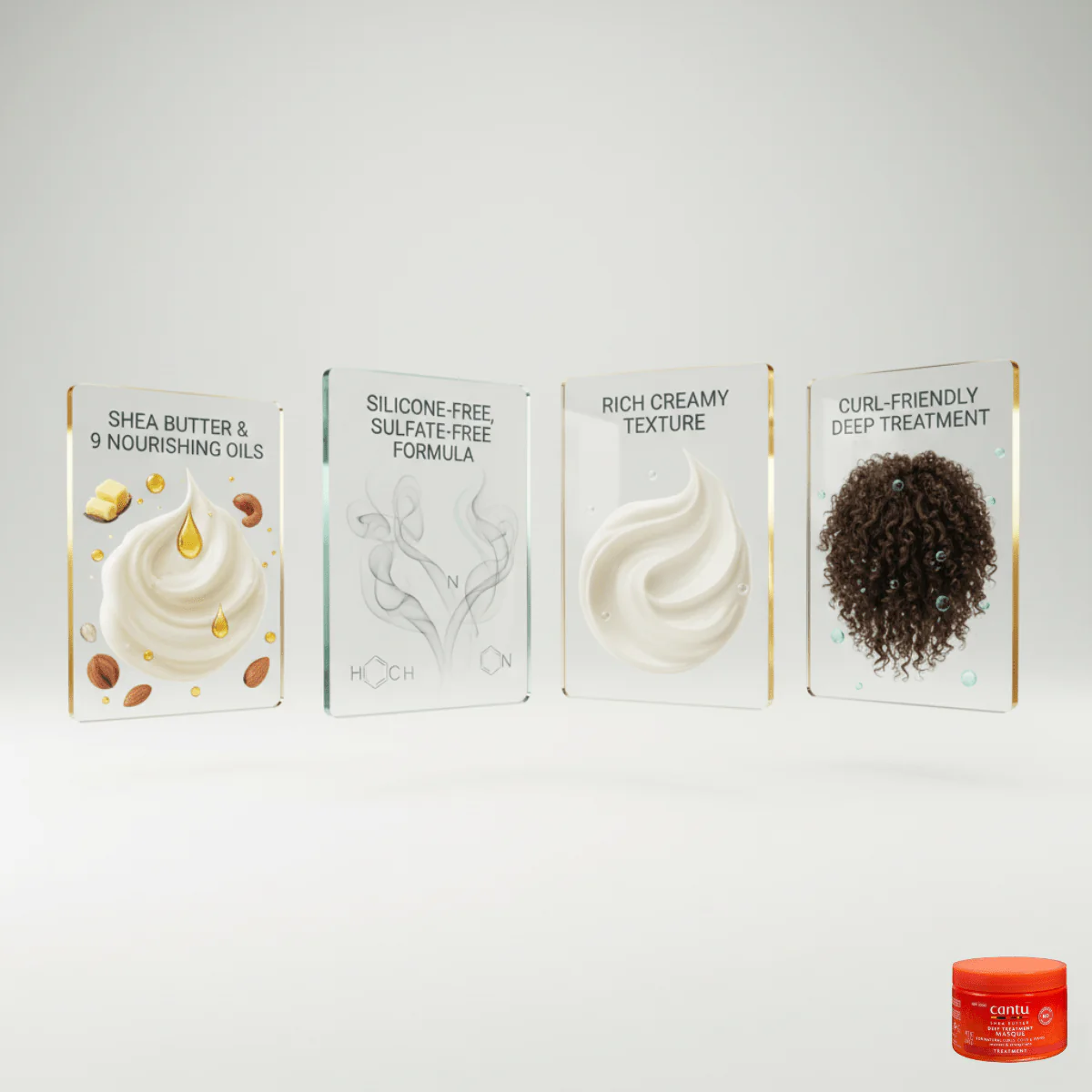 Cantu Shea Butter Deep Treatment Masque 340g – Bild 8
