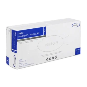 M24–GVS Nitril Handschuhe Blau Ungepudert 300mm Länge Gr. S – 100 St/Box