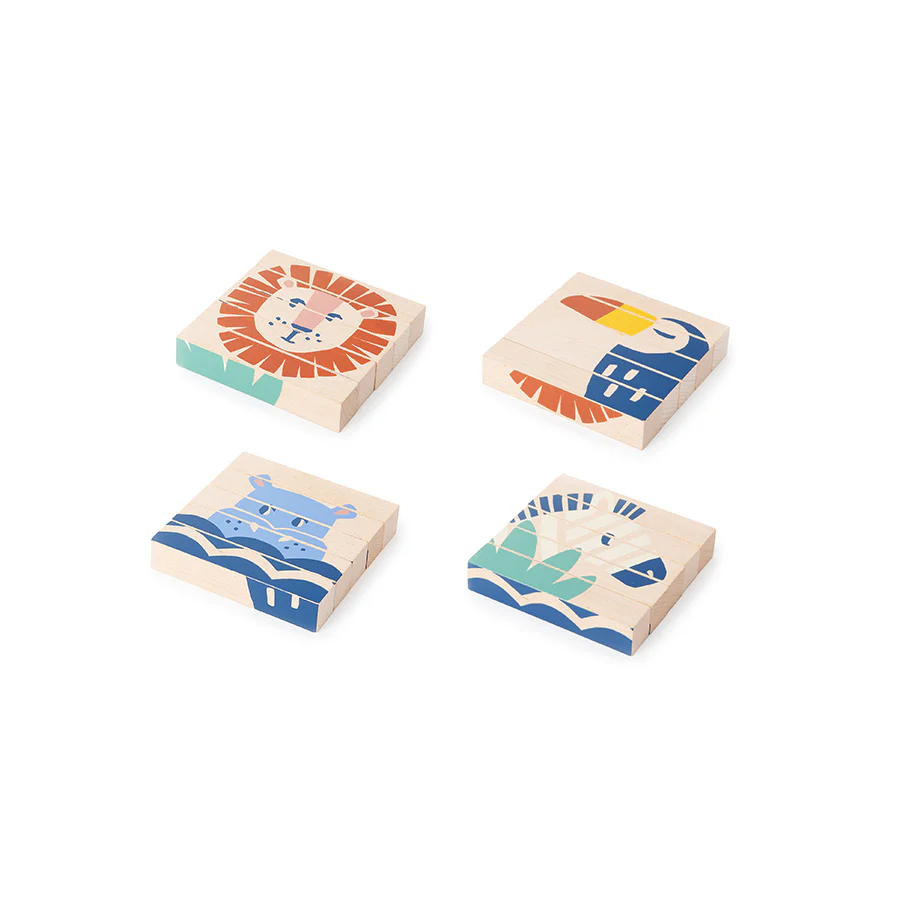 HOLZPUZZLE WILD ANIMALS